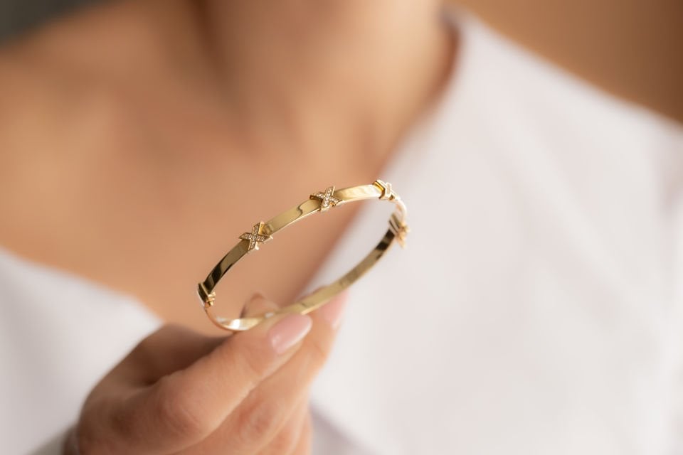 X DETAY ALTIN BİLEZİK KELEPÇE