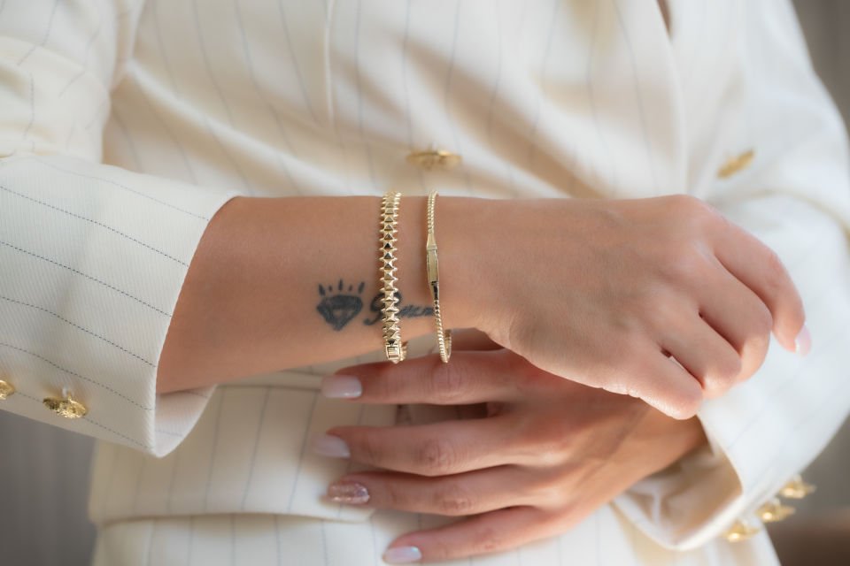 UNISEX MİNİMAL ALTIN KELEPÇE