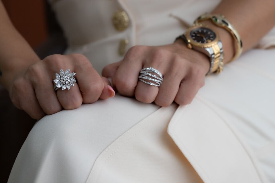 1.78 KARAT TASARIM PIRLANTA YÜZÜK