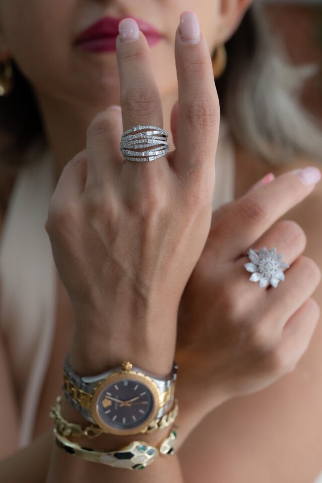 1.78 KARAT TASARIM PIRLANTA YÜZÜK