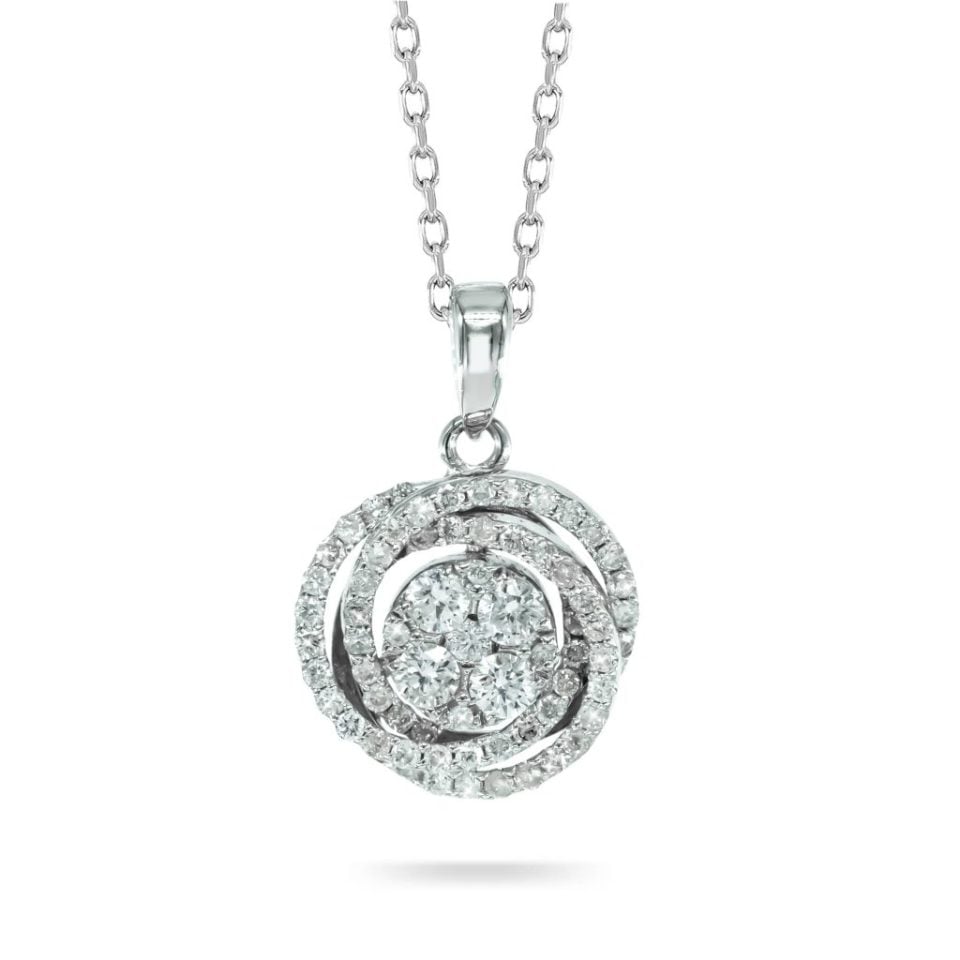 0.35 Karat Pırlanta Trend Kolye