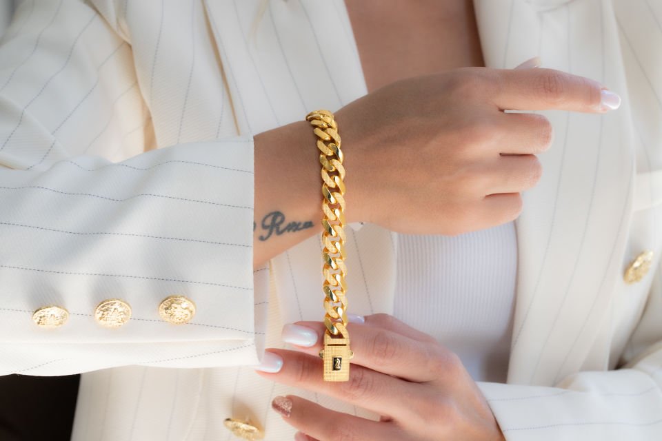 GURMET ZİNCİR ALTIN BİLEKLİK