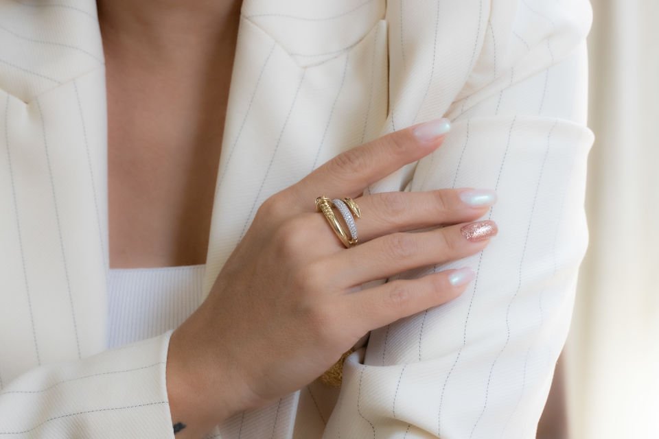 TYR  ÇİVİ ALTIN YÜZÜK