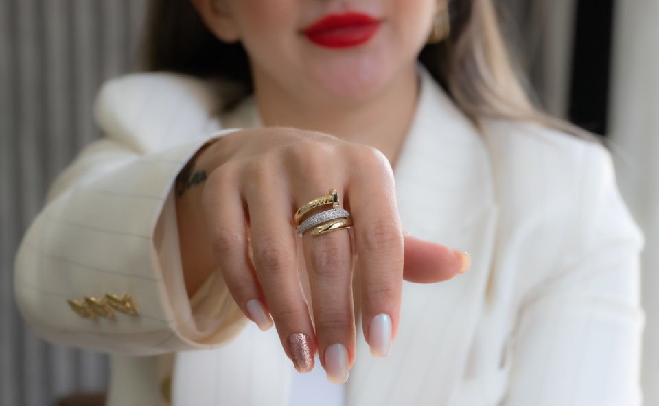 TYR  ÇİVİ ALTIN YÜZÜK