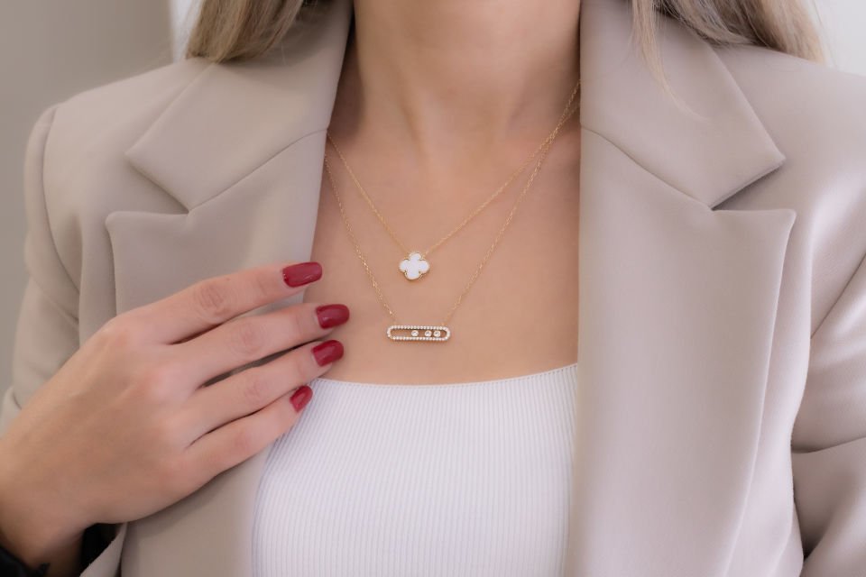 MEİS TAŞLI ALTIN KOLYE