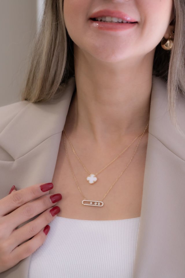 MEİS TAŞLI ALTIN KOLYE