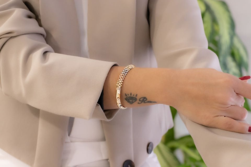 3 RENK DORİKALI ALTIN KELEPÇE