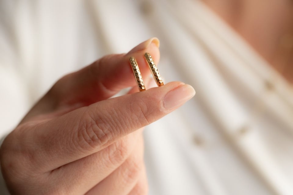 LİZA HALKA ALTIN KÜPE