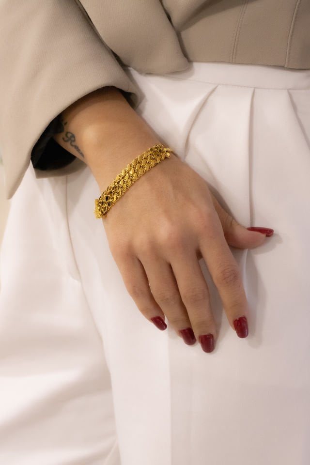 PULLU 3 KAT ALTIN KOLYE