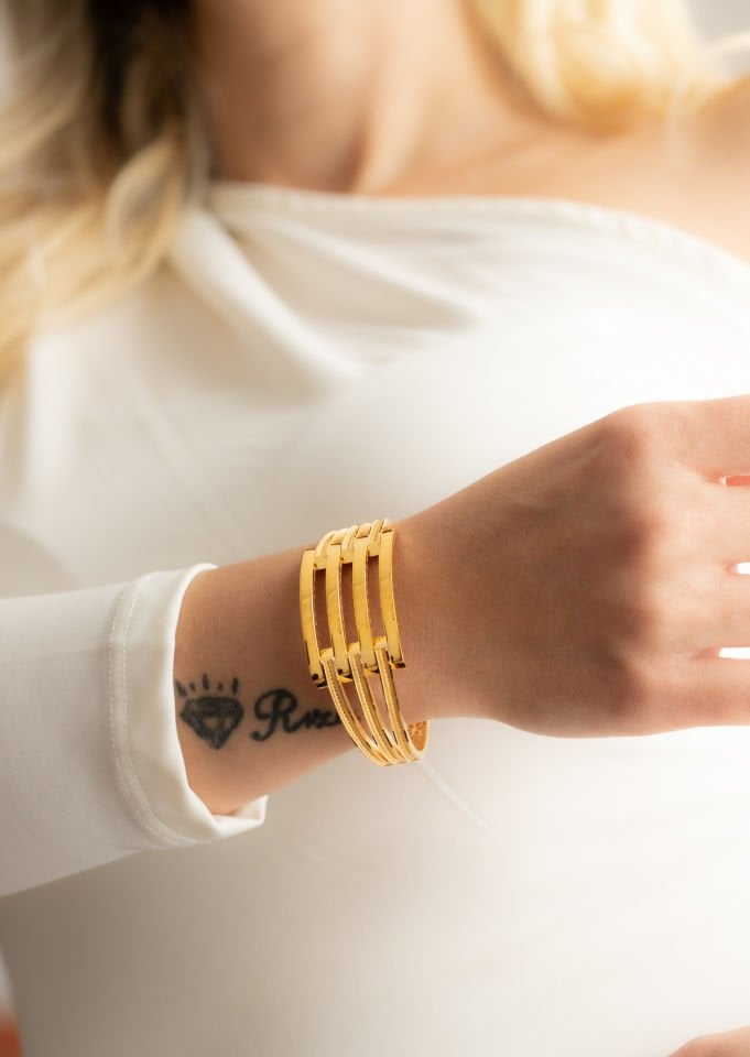 KABURGA ALTIN KELEPÇE BİLEZİK