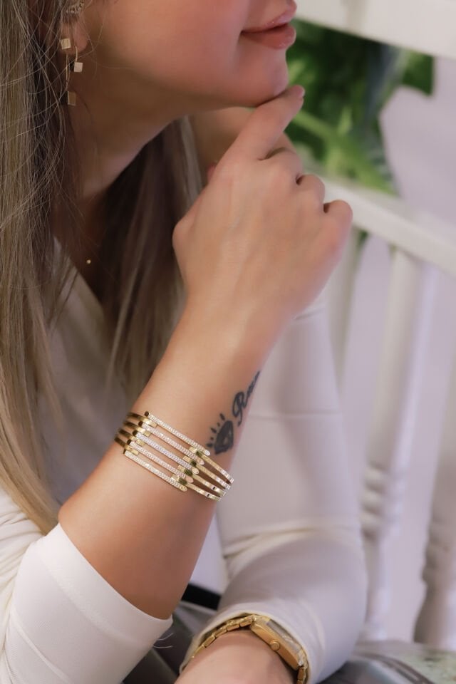 TAŞLI KABURGA KELEPÇE BİLEZİK