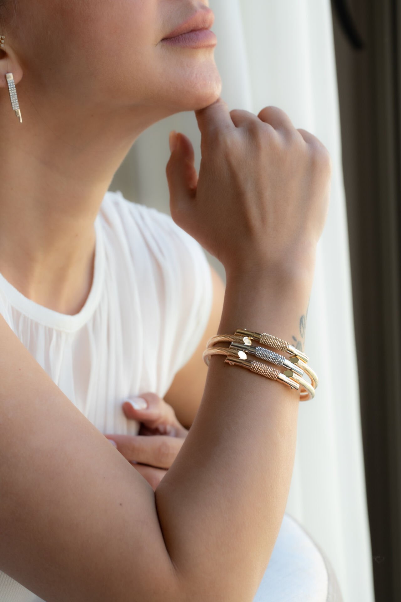 3 RENK KABURGA KELEPÇE BİLEZİK