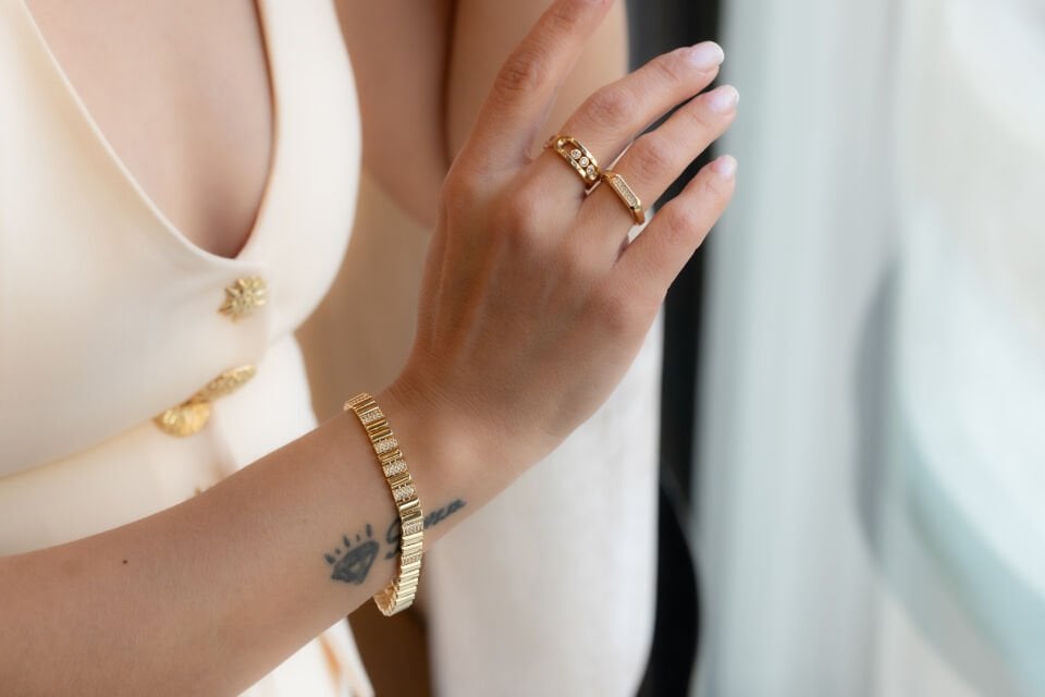 TREND TAŞLI ALTIN YÜZÜK