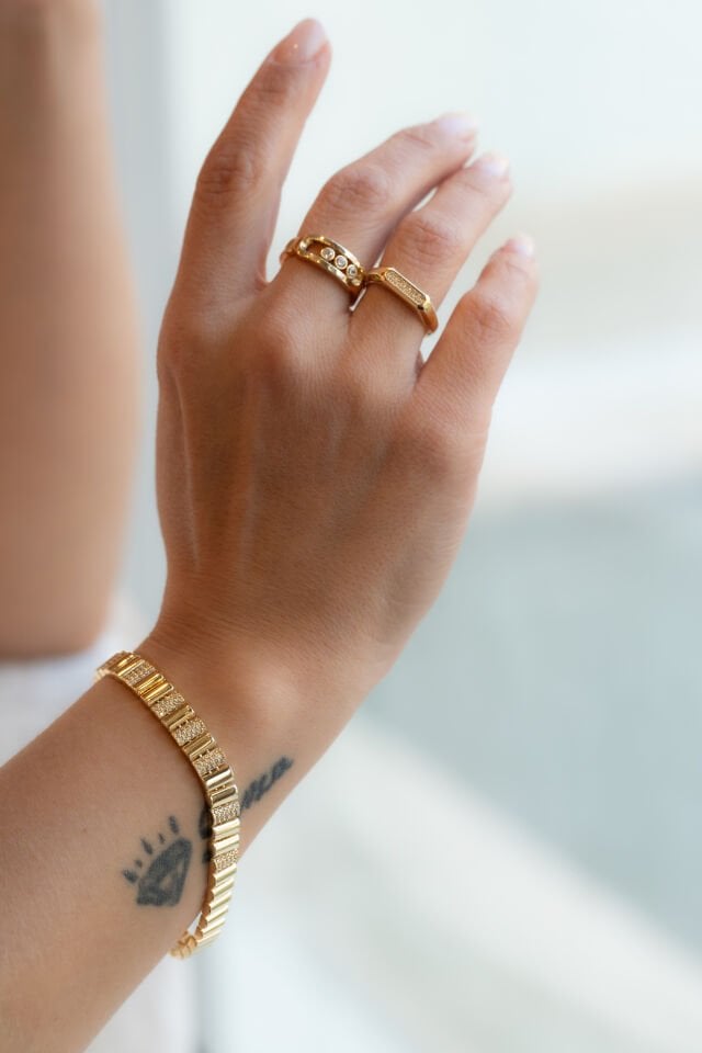 TREND TAŞLI ALTIN YÜZÜK