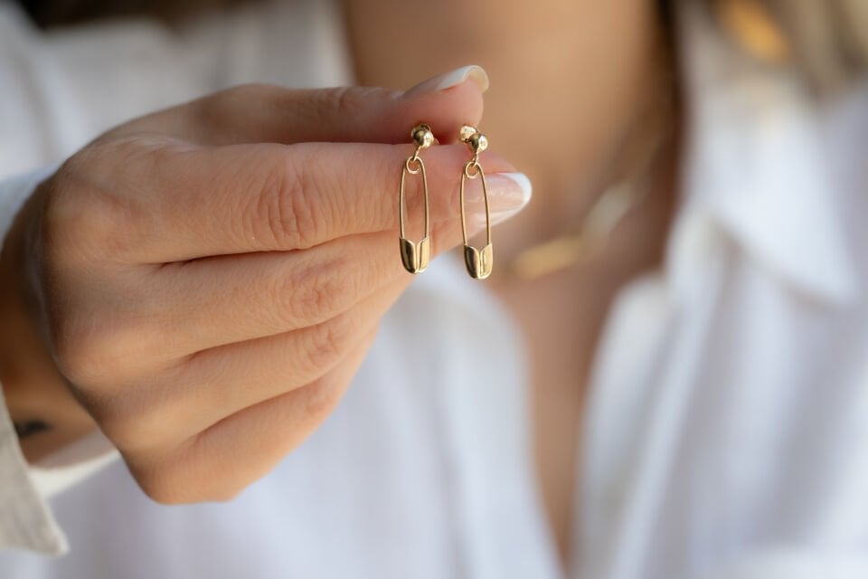 ÇATAL  İĞNE ALTIN KÜPE