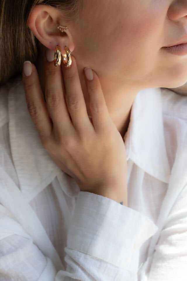 LYRA HALKA ALTIN KÜPE