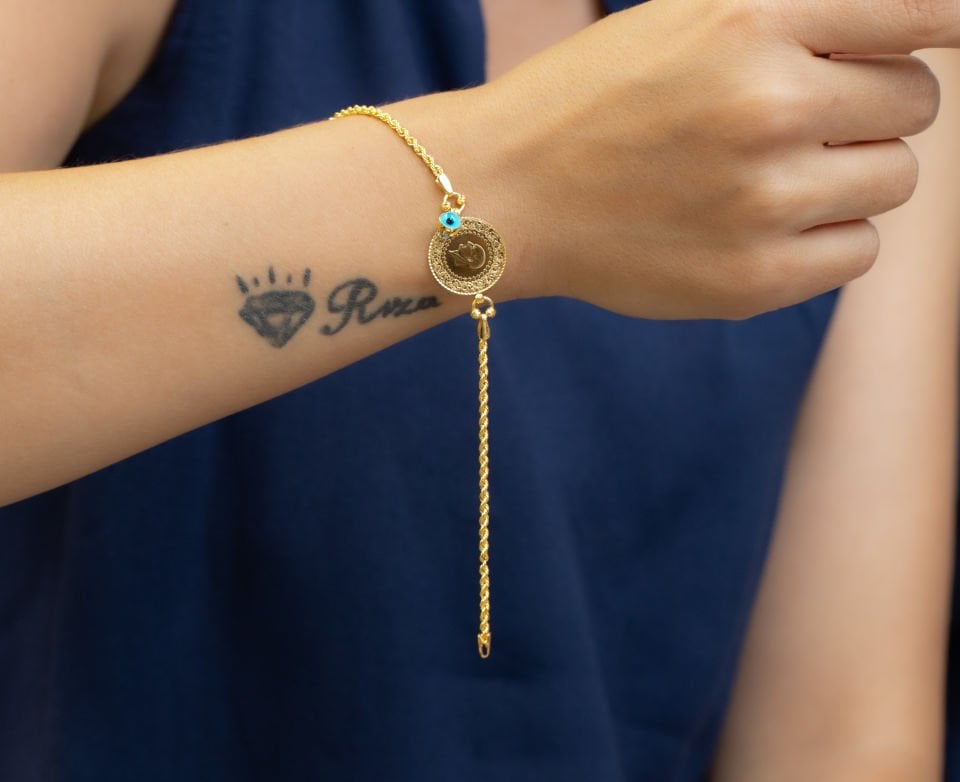 ALTIN ZİYNETLİ BİLEKLİK