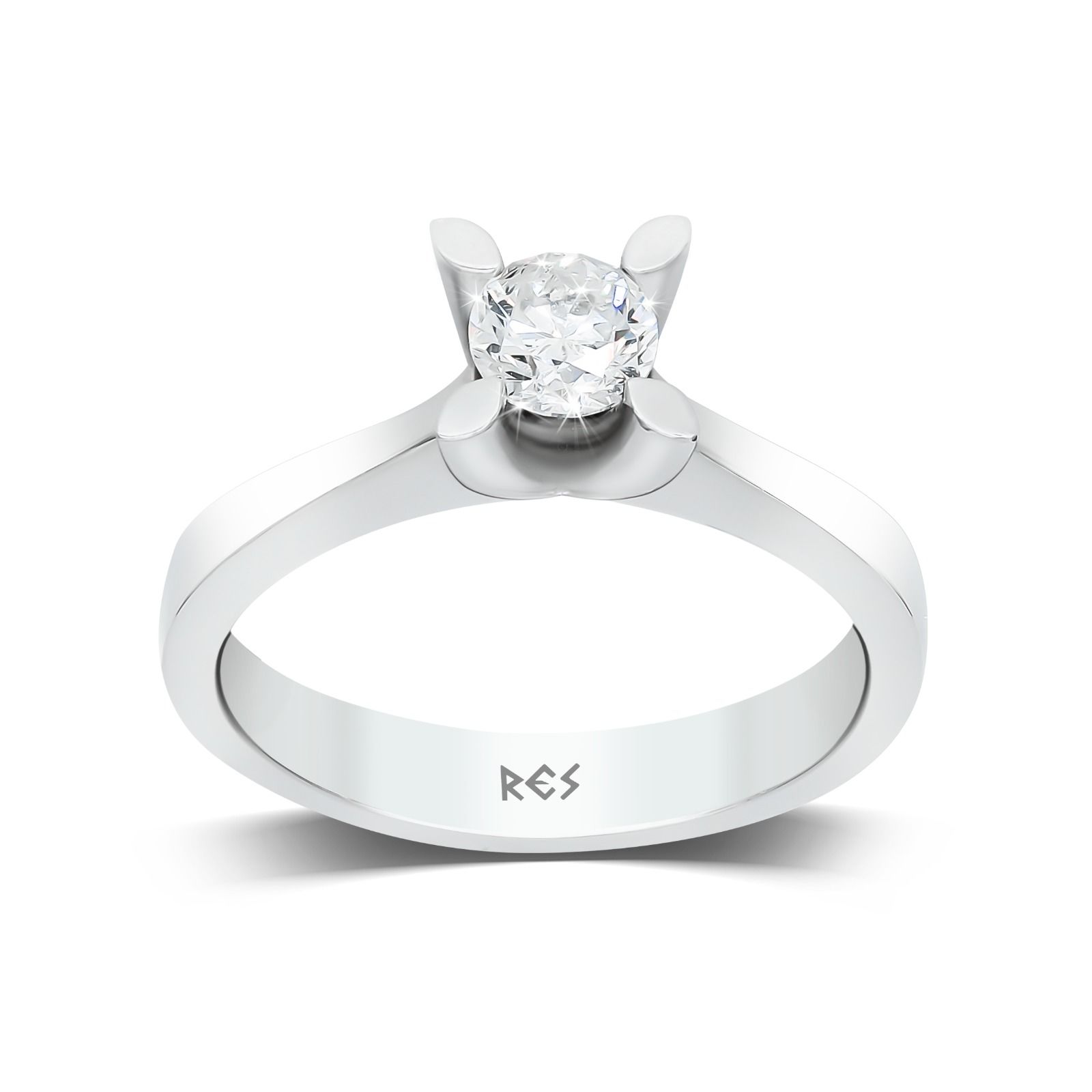 0.40 KARAT PIRLANTA TEKTAŞ YÜZÜK