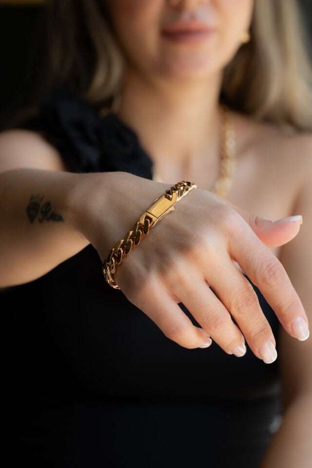 GURMET ZİNCİR ALTIN BİLEKLİK