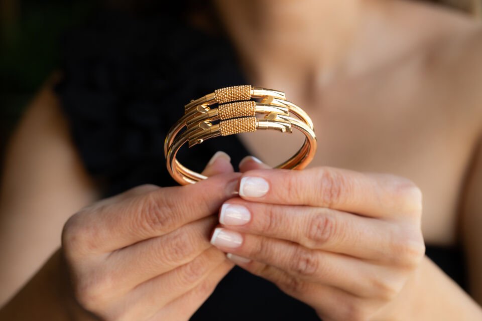 ABEL ALTIN KELEPÇE BİLEZİK