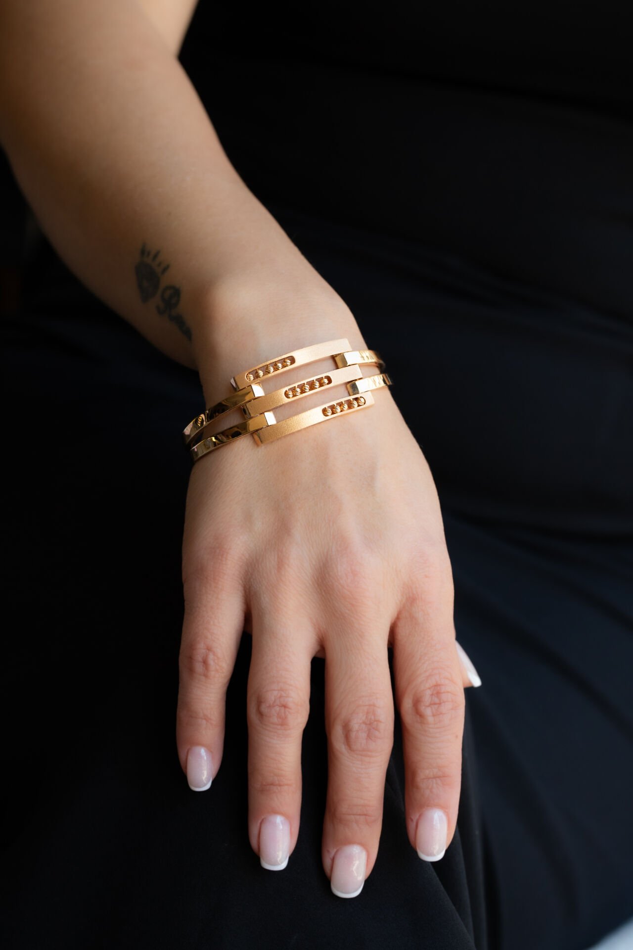 BRİCE ALTIN KELEPÇE BİLEZİK