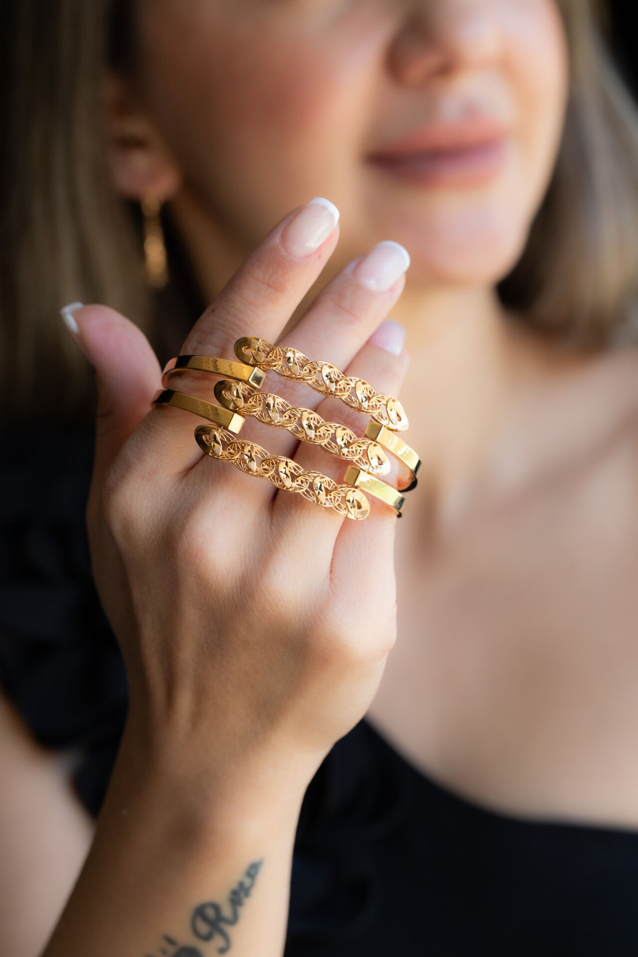 JESS ALTIN KELEPÇE BİLEZİK