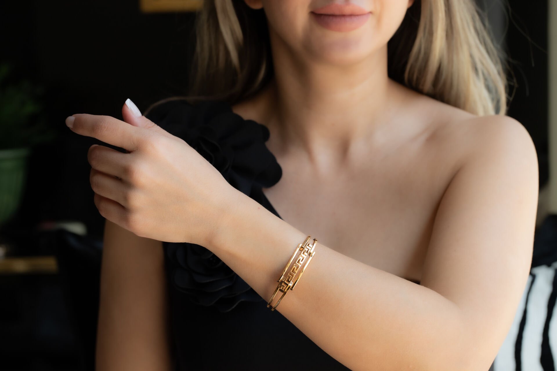 LULU ALTIN KELEPÇE BİLEZİK