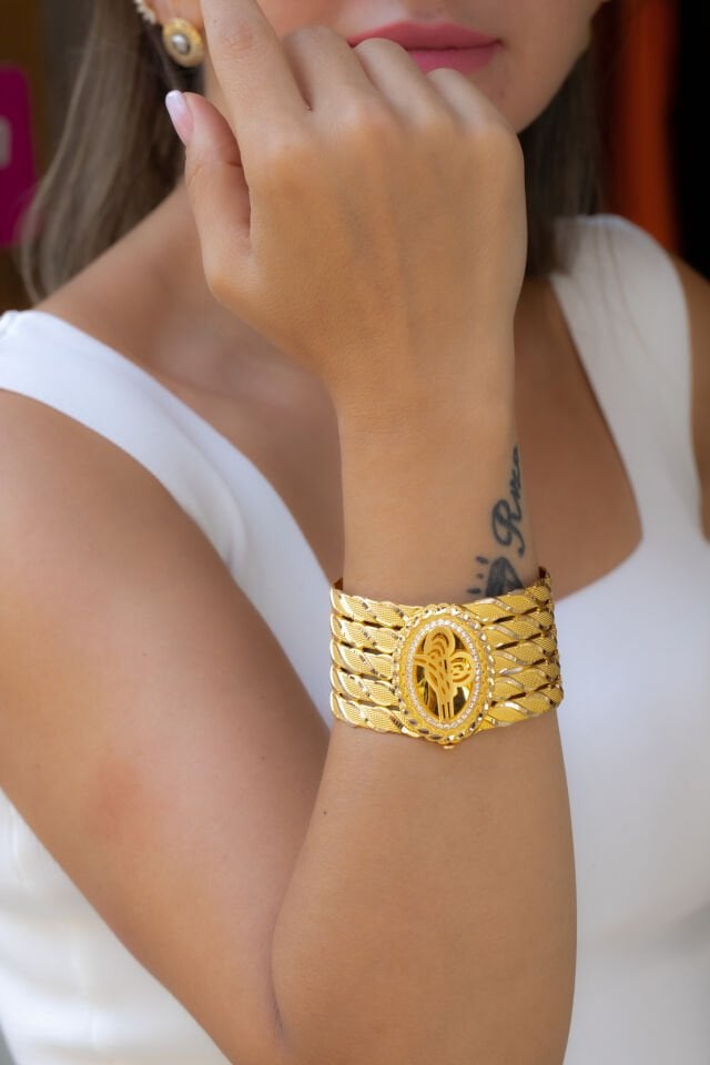 TUĞRA  KELEPÇE BİLEZİK