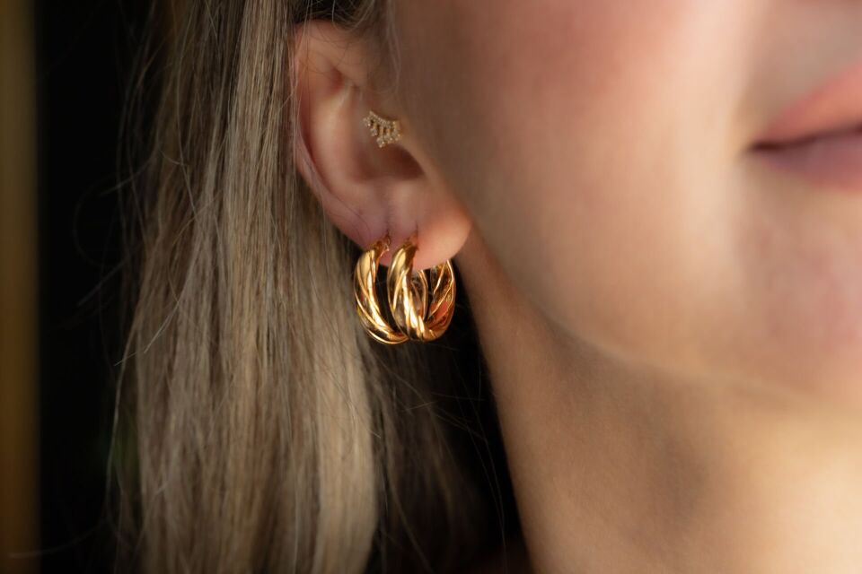 MARİ HALKA ALTIN KÜPE