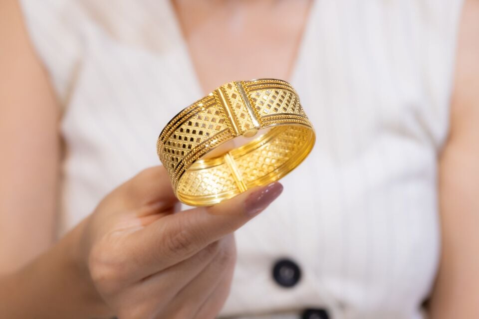 DERİK ALTIN KELEPÇE BİLEZİK