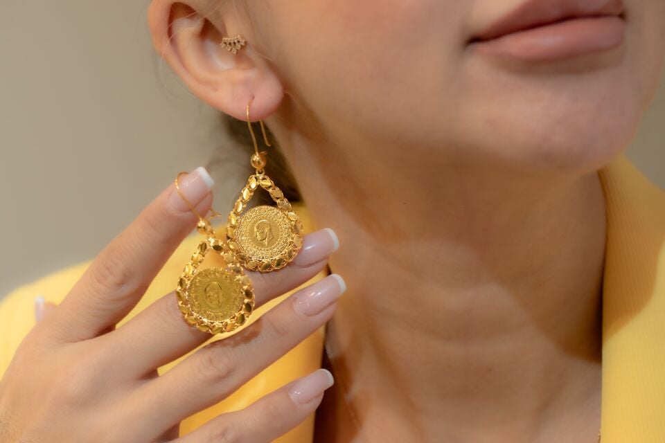 HALAT ÇEYREKLİ KÜPE