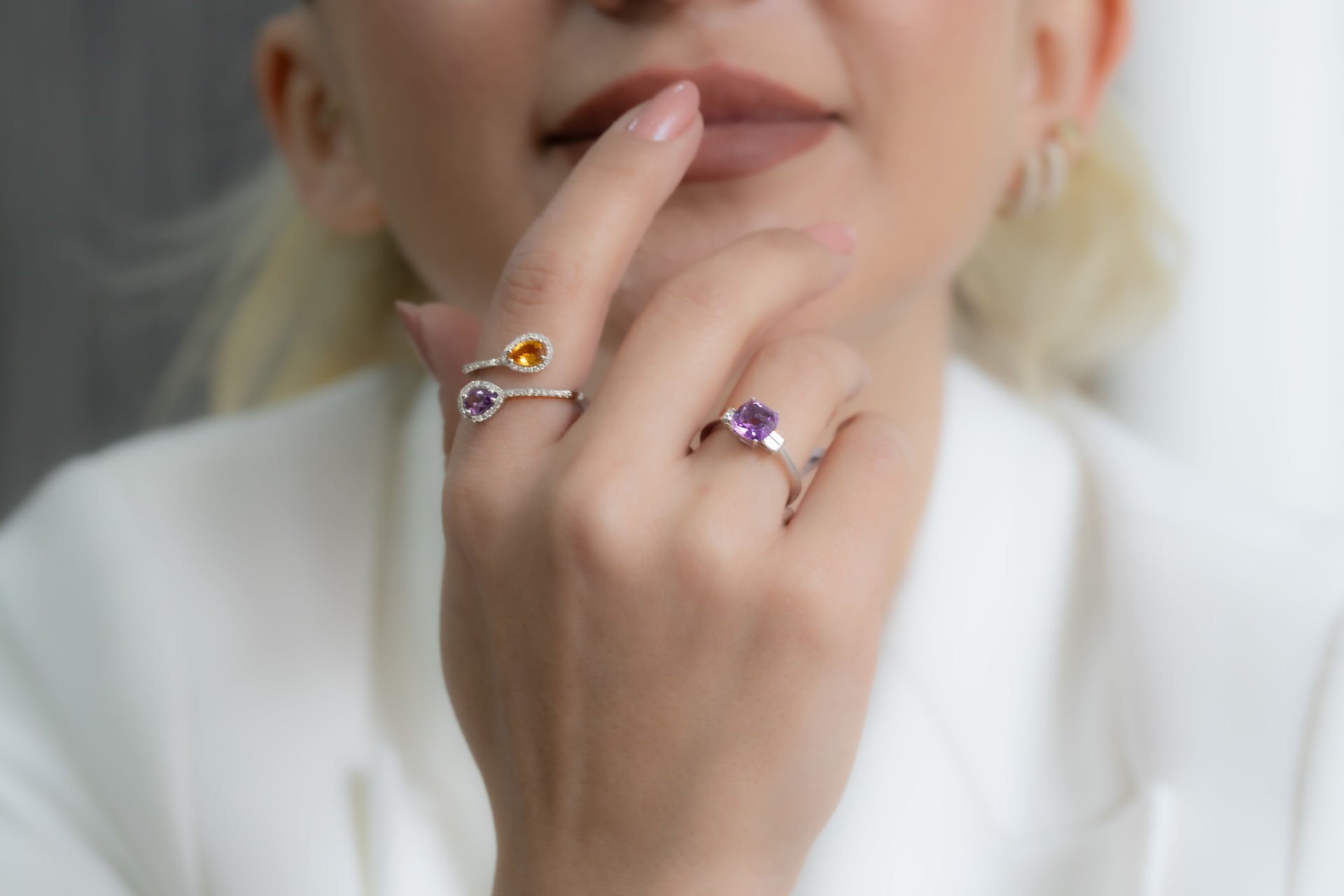 1.30 KARAT TASARIM PIRLANTA YÜZÜK