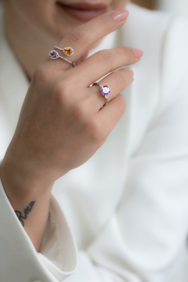 1.30 KARAT TASARIM PIRLANTA YÜZÜK