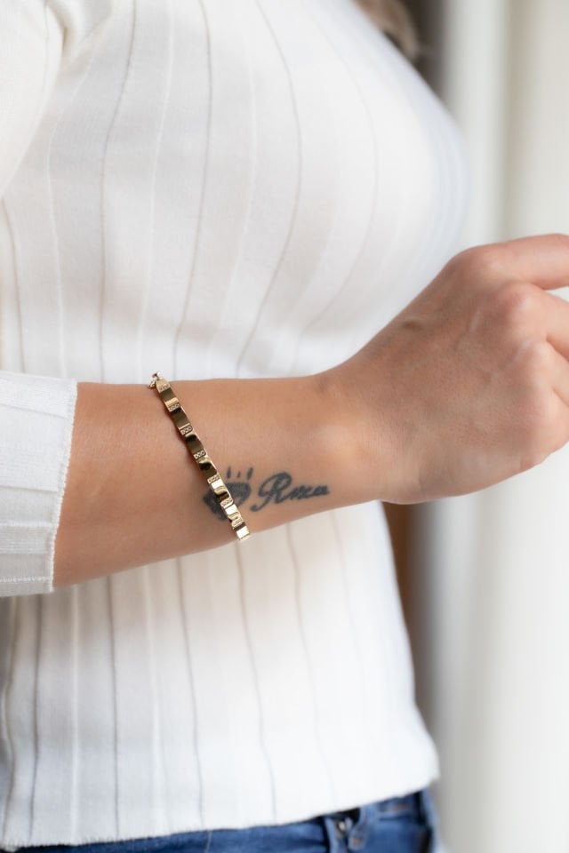 TAŞLI KELEPÇE BİLEZİK