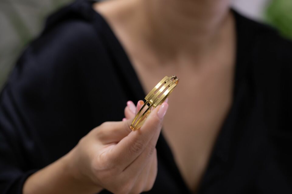 KABURGA ALTIN KELEPÇE KELEPÇE BİLEZİK