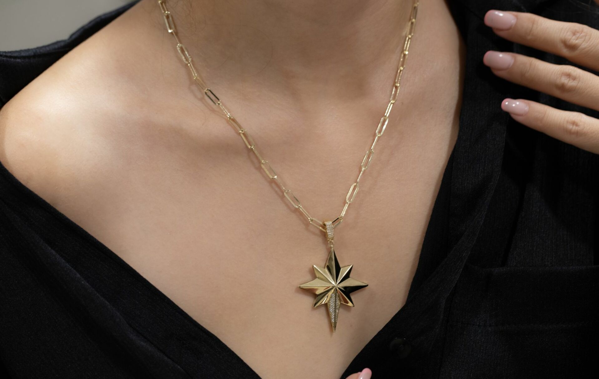 SİRİUS ALTIN KOLYE UCU