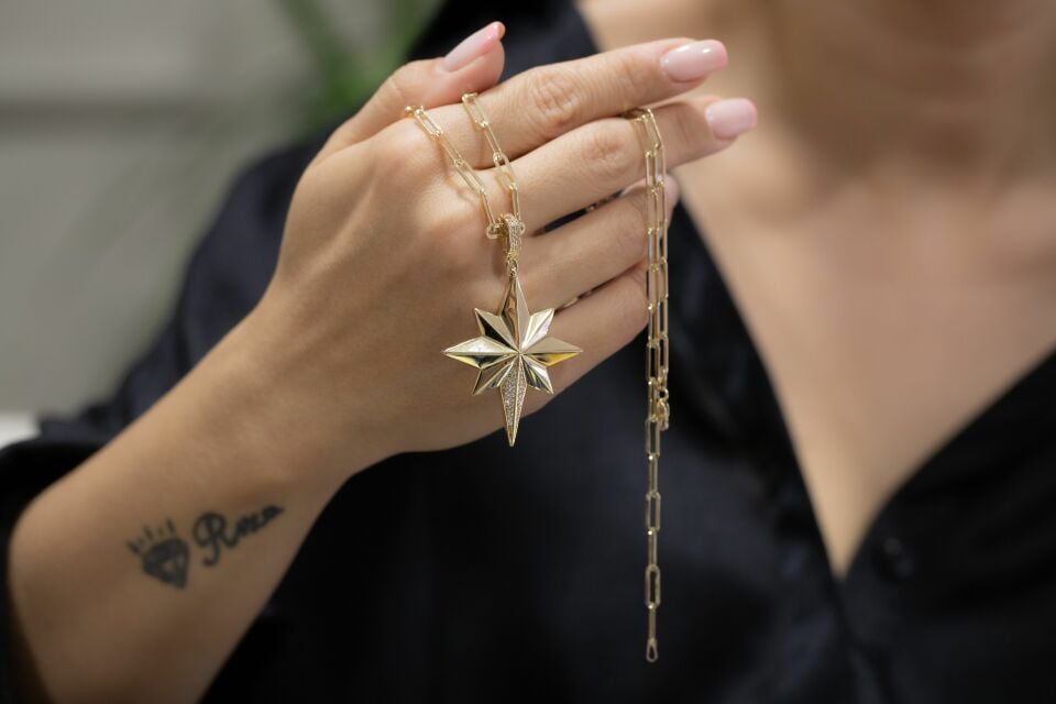 SİRİUS ALTIN KOLYE UCU