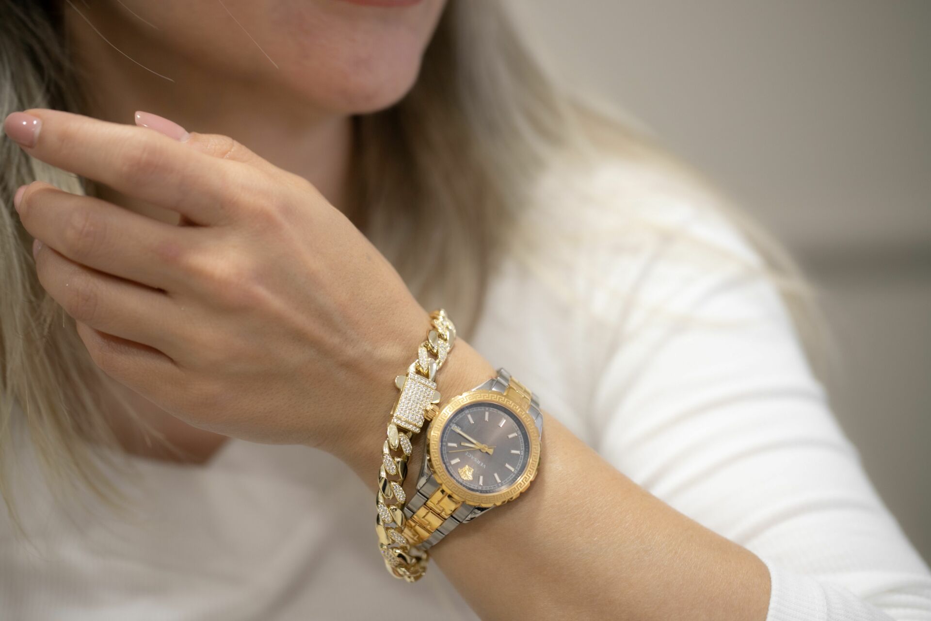 TAŞLI MONO ALTIN BİLEKLİK