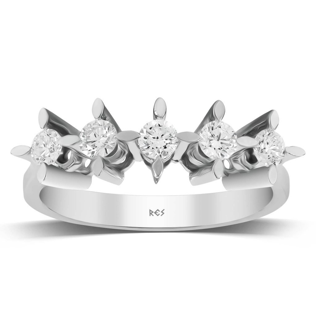 0,60 Karat Pırlanta Beştaş Yüzük