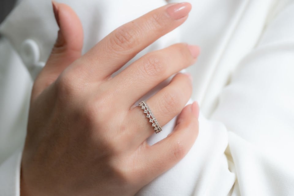 0.38 KARAT TAMTUR PIRLANTA YÜZÜK