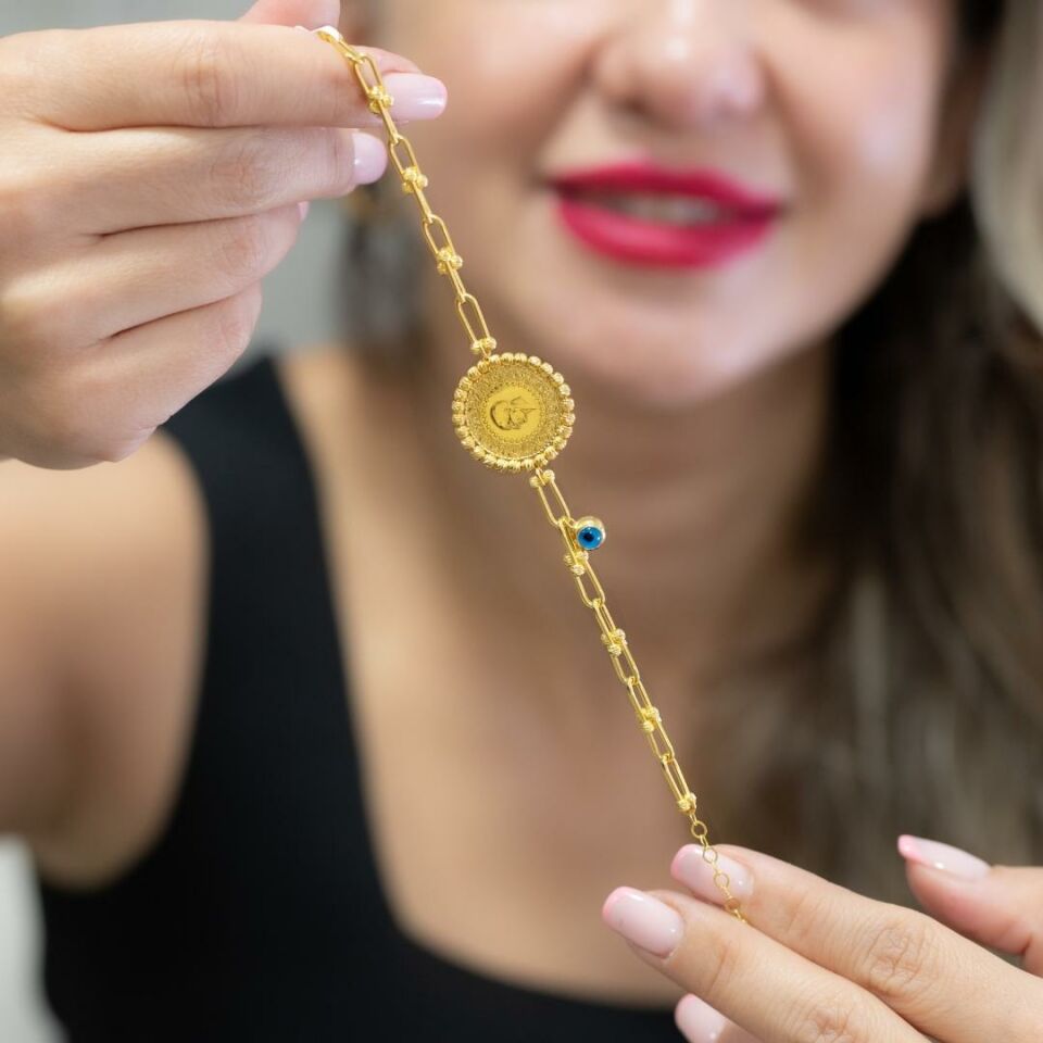 ZİYNETLİ ATAÇ MODEL ALTIN BİLEKLİK