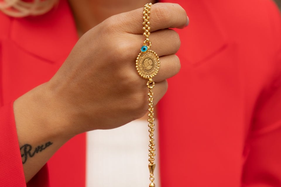 DORİKA ZİYNETLİ ALTIN BİLEKLİK