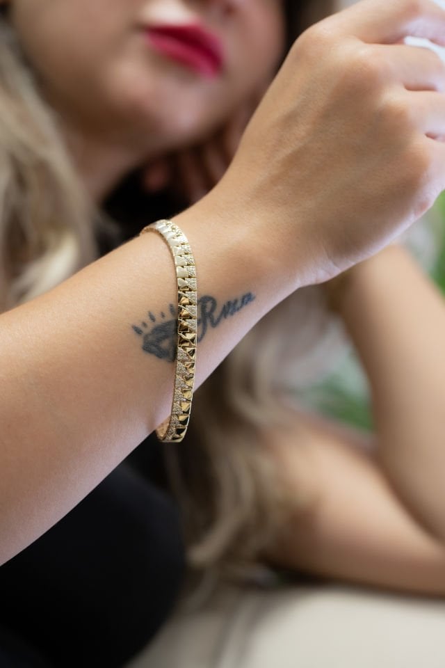 TAŞLI SU YOLU ALTIN BİLEKLİK