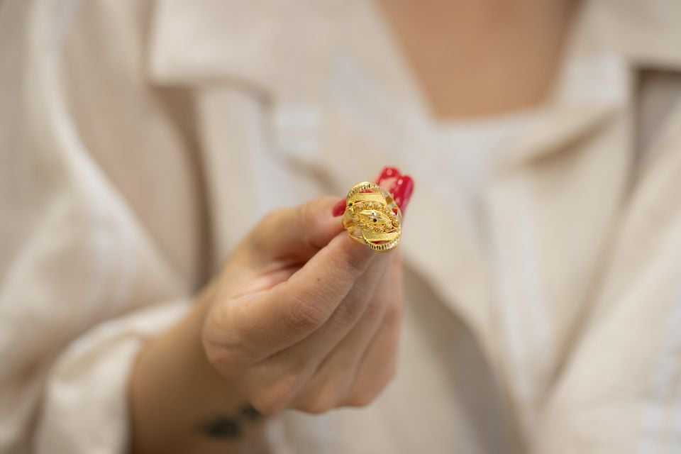 DORİKALI ALTIN YÜZÜK