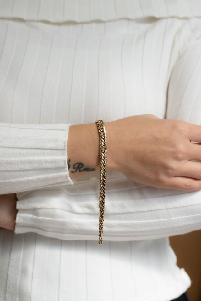 EZME ZİNCİR ALTIN BİLEKLİK