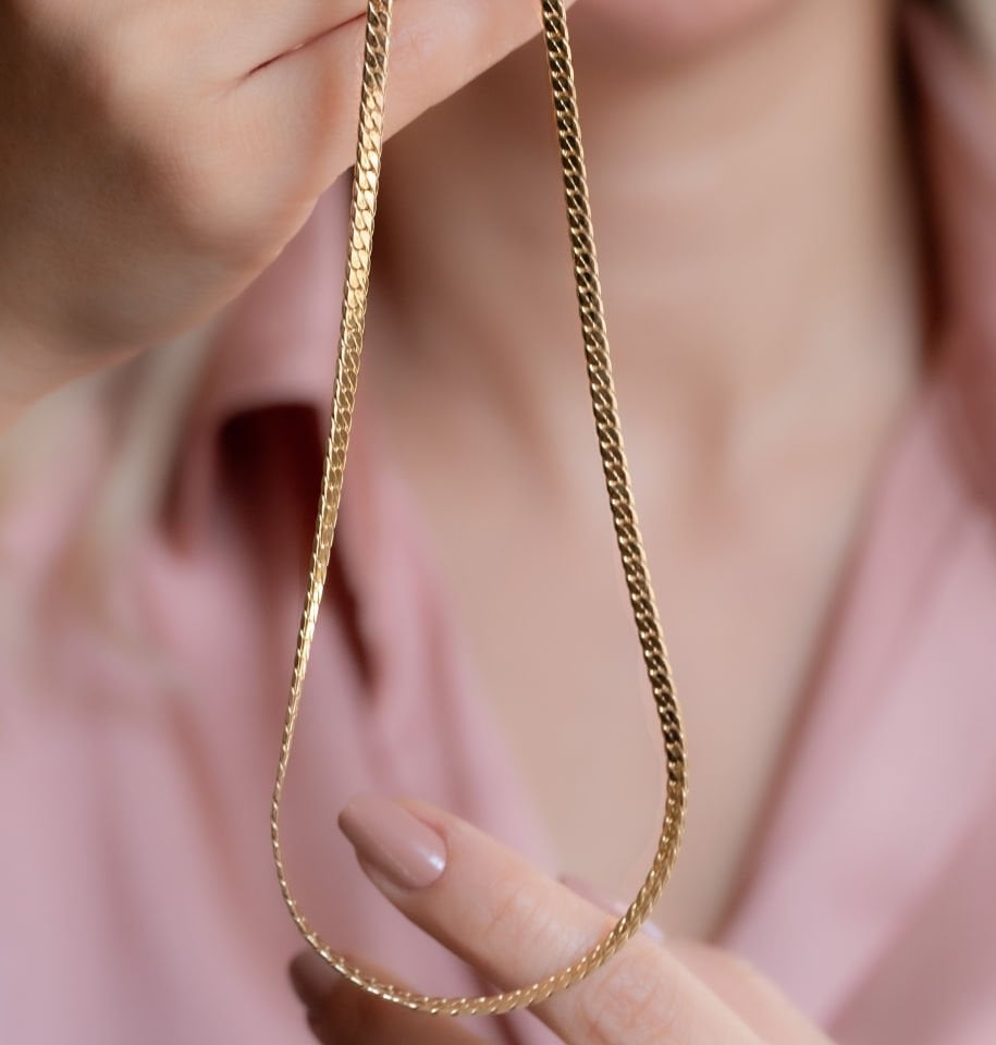 EZME ZİNCİR ALTIN KOLYE