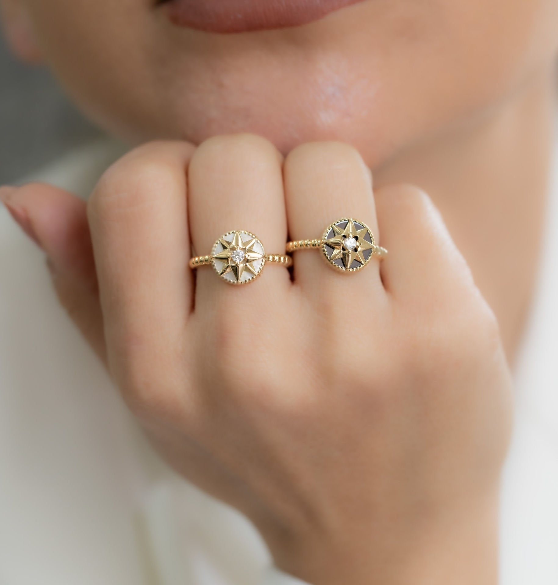 TAŞLI GÜNEŞ ALTIN YÜZÜK